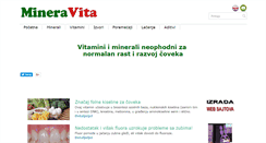 Desktop Screenshot of mineravita.com